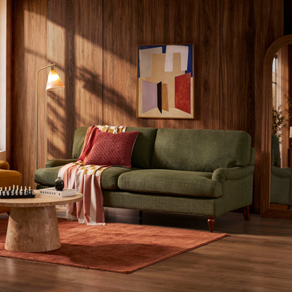 Hampshire 3 Seater Sofa - Woven Pine Green