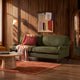 Hampshire 3 Seater Sofa - Woven Pine Green
