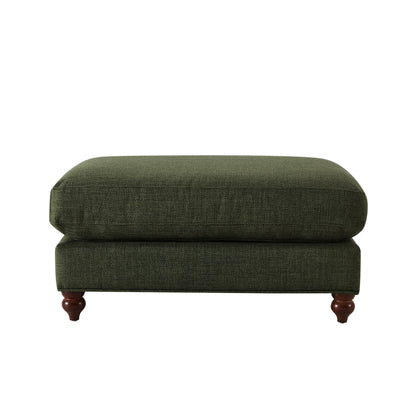 Hampshire Pouffe - Woven Pine Green