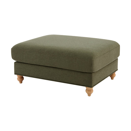 Hampshire Pouffe - Woven Green