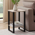 Harper Side Table - Natural/Black