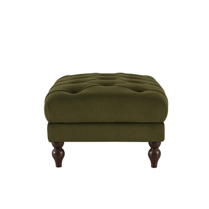 Hebden Pouffe - Muted Moss