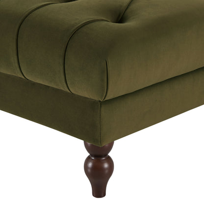 Hebden Pouffe - Muted Moss