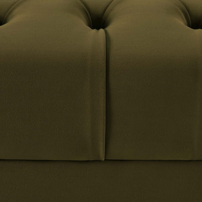 Hebden Pouffe - Muted Moss