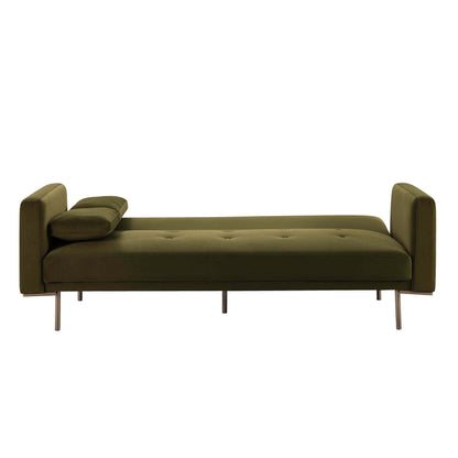 Hudson Click Clack Sofa Bed - Muted Moss