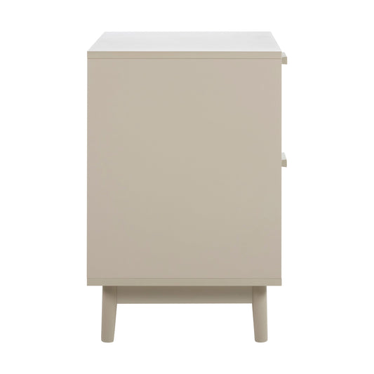 Isla Bedside Table - Taupe