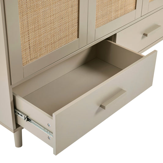 Isla 3 Door Wardrobe - Taupe