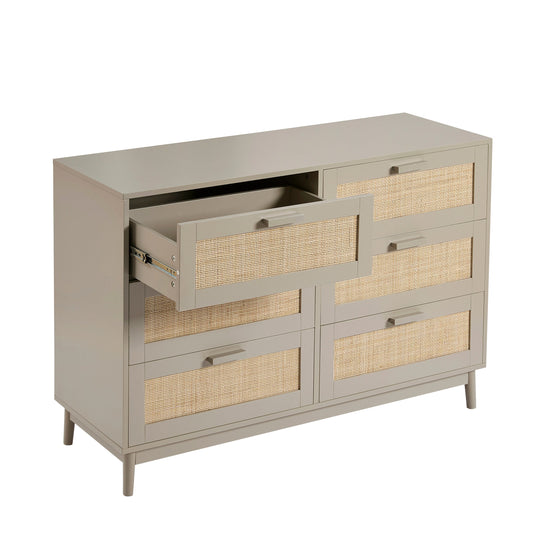 Isla 6 Drawer Chest - Taupe