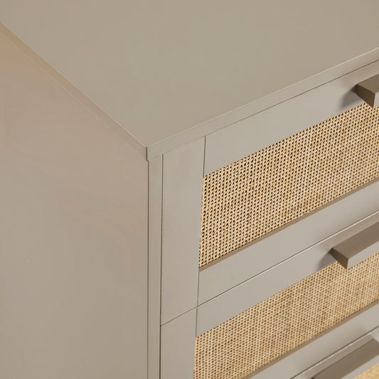 Isla 6 Drawer Chest - Taupe