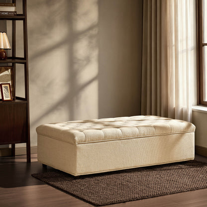 Kennadi Small Double Pouffe Sofa Bed - Beige