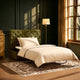 Kennadi Small Double Pouffe Sofa Bed - Woven Pine Green