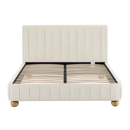 Malmo Bed Frame - Cream Linen