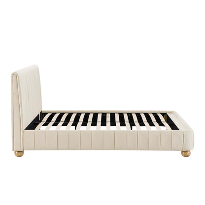 Malmo Bed Frame - Cream Linen