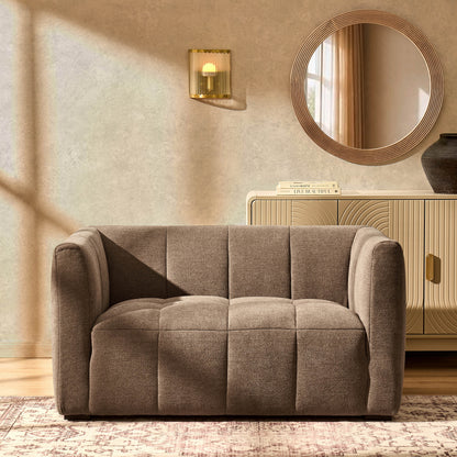 Manhattan Small 2 Seater Sofa - Chenille Mushroom
