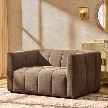 Manhattan Small 2 Seater Sofa - Chenille Mushroom