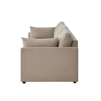Miami 4 Seater Sofa - Chenille Oatmeal