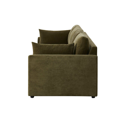 Miami 4 Seater Sofa - Chenille Olive