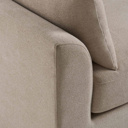 Miami Right Hand Large L-Shape Sofa - Chenille Oatmeal