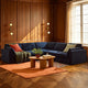 Miami Right Hand Corner Sofa - Chenille Navy