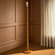 Mix and Match Floor Lamp Base Bobbin - Light Wood