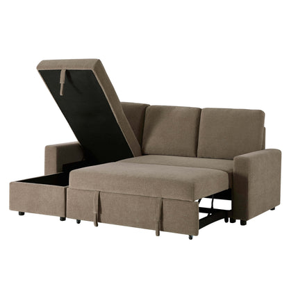 Monroe Sofa Bed - Chenille mushroom