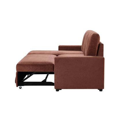 Monroe Sofa Bed - Chenille Dark Rust
