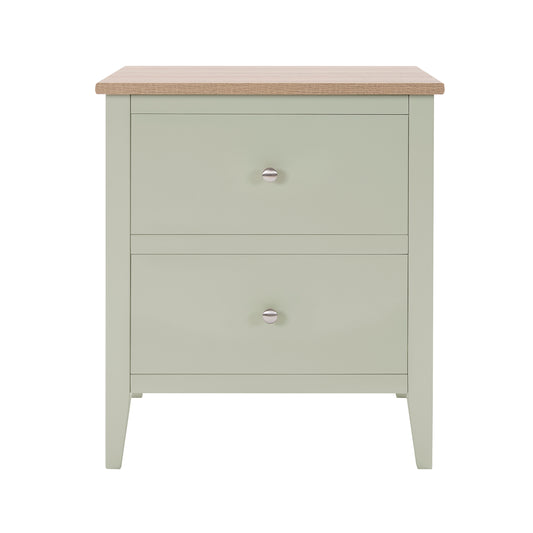 Nell Bedside Table - Sage Green