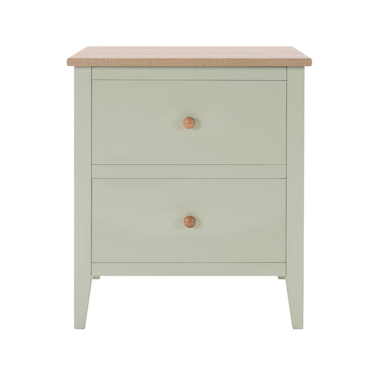 Nell Bedside Table - Sage Green