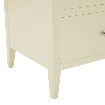 Nell Bedside Table - Cream