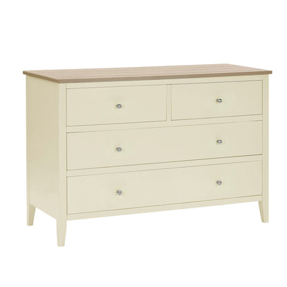 Nell 4 Drawer Chest - Cream