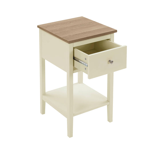 Nell 1 Drawer Nightstand - Cream