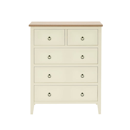 Nell 5 Drawer Chest - Stone