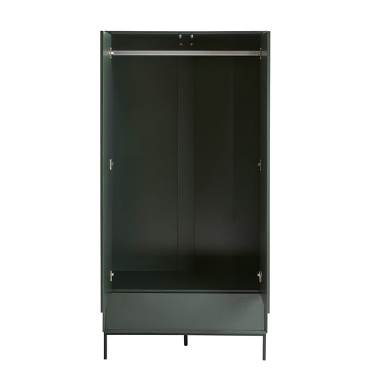 Nova 2 Door Wardrobe - Forest Green