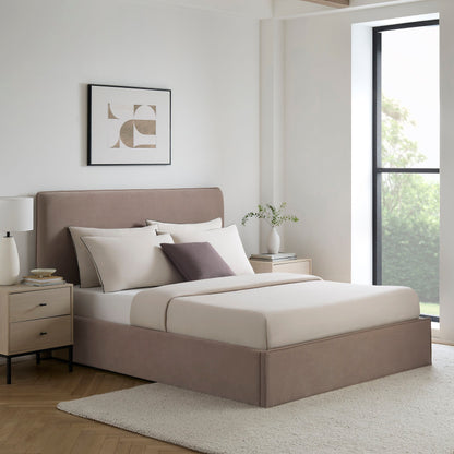 Oslo Ottoman Storage Bed - Sand