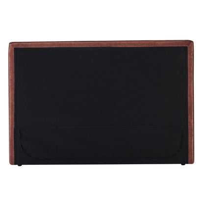 Oslo Ottoman Storage Bed - Chenille Dark Rust