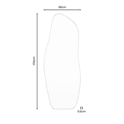 Pond Asymetric 65 x 170cm Full Length Mirror