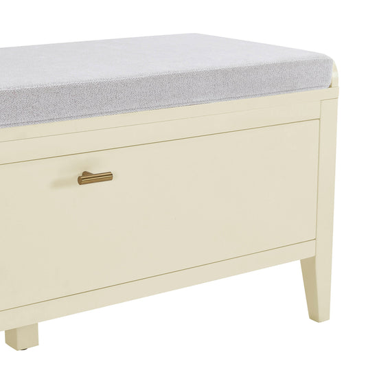 Poppy Storage Cabinet With Seat - Stone