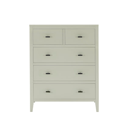 Poppy 5 Drawer Chest - Sage Green