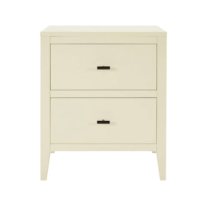 Poppy Bedside Table - Cream