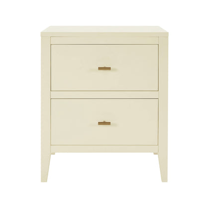 Poppy Bedside Table - Cream