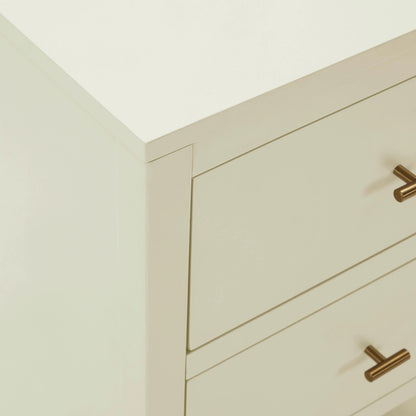 Poppy Bedside Table - Cream