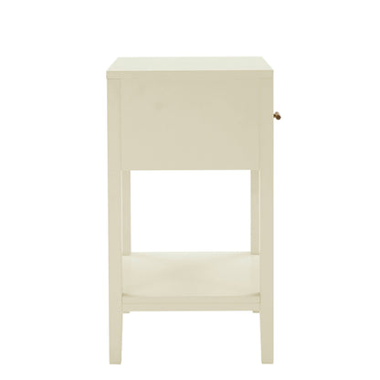 Poppy 1 Drawer Nightstand - Cream