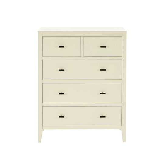 Poppy 5 Drawer Chest - Stone