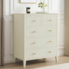 Poppy 5 Drawer Chest - Stone