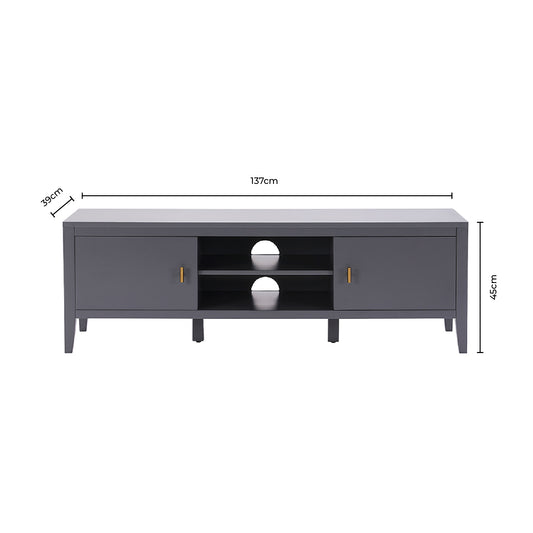 Poppy TV Unit - Grey