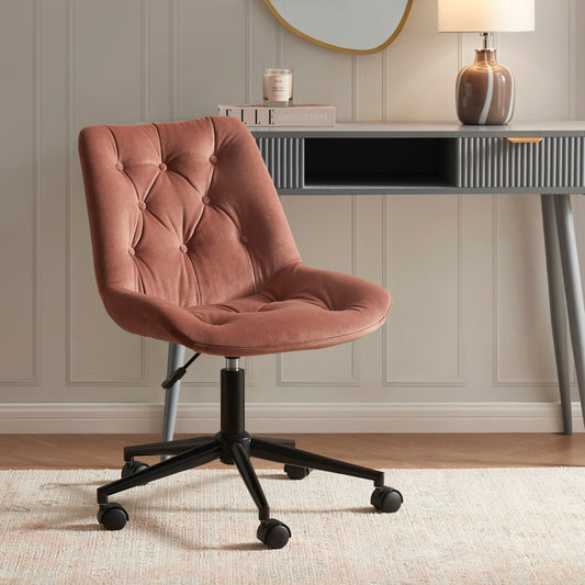 Romy Office Chair - Mauve