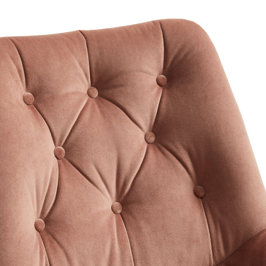 Romy Office Chair - Mauve