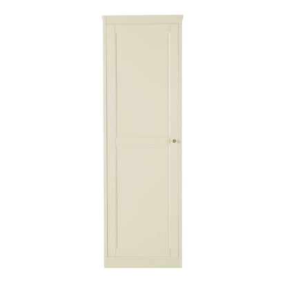 Ruby 1 Door Wardrobe with Drawers - Cream