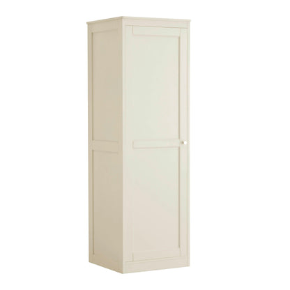 Ruby 1 Door Wardrobe with Drawers - Cream