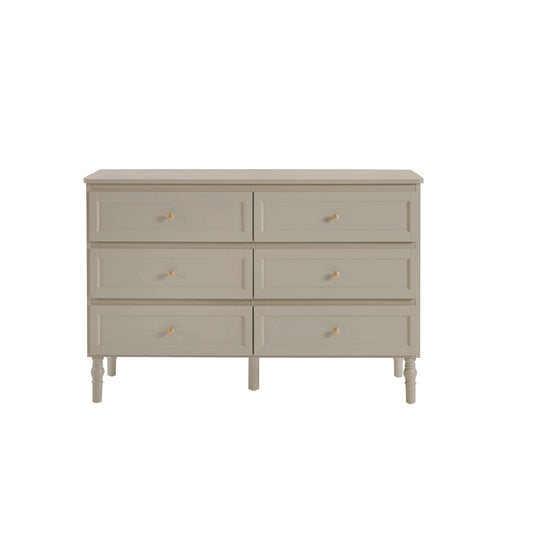 Ruby 6 Drawer Chest - Taupe